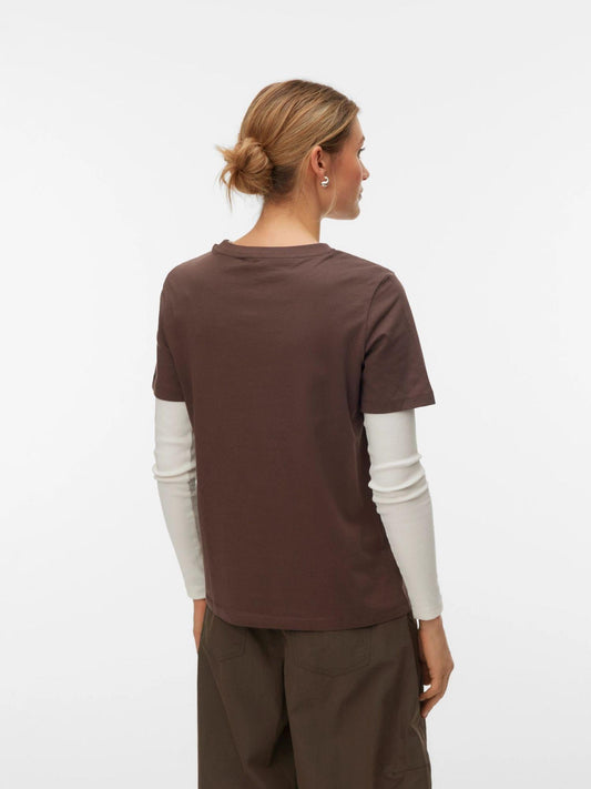 Vero Moda - Women's T-Shirt Chocolate Martini Paulina