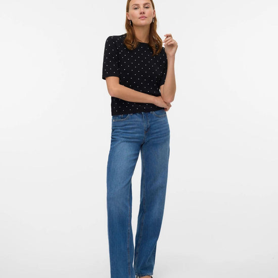 Vero Moda VMSABA Pullover Donna Nero 10330835 Black VERO MODA 