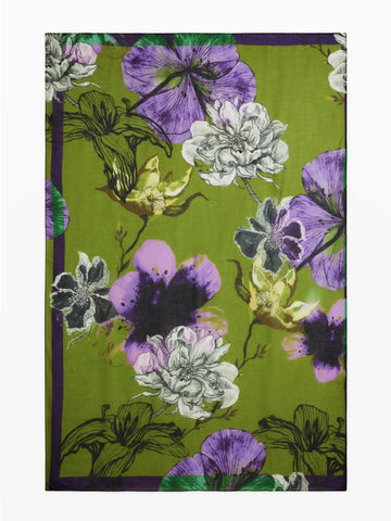 Foulard disegnato da Mr. Christian Lacroix Donna Blu