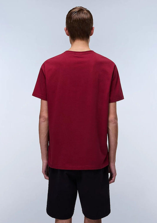 T-shirt Uomo Salis Rosso Tibetano