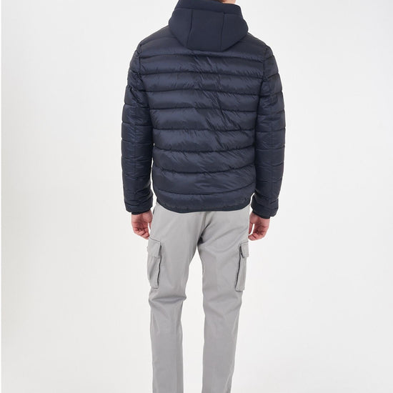 Yes Zee Giubbino Trapuntato Cappuccio staccabile Uomo Blu J838 QG00 0713 YES ZEE 