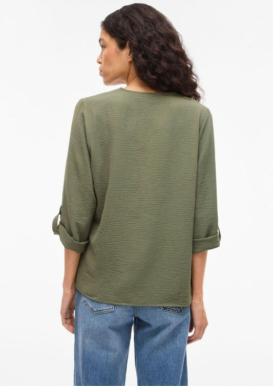 Vila - Women's Vijosa Green Shirt