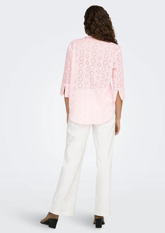 Jacqueline De Yong - Women's Tallie Chalk Pink Shirt