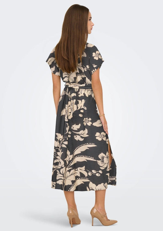 Jacqueline De Yong Women's Dress Troya Black Phantom