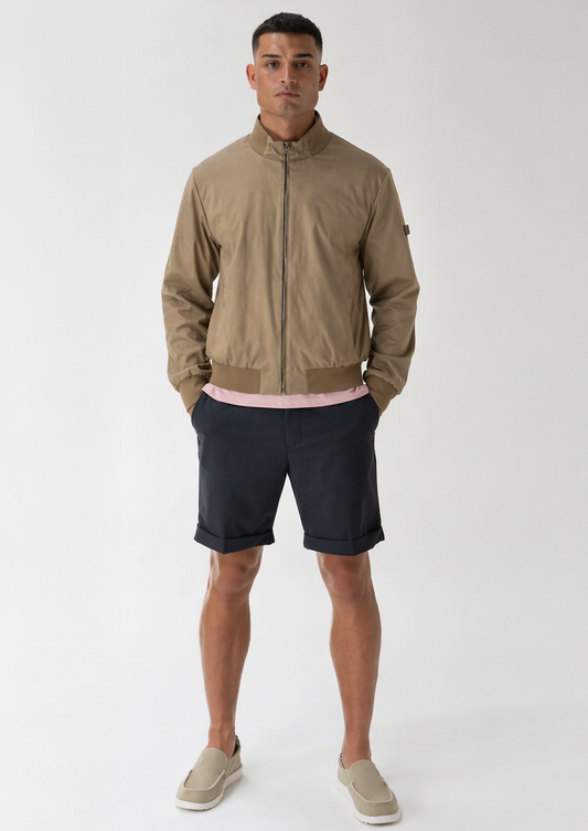 Rihunik - Giubbino Uomo Beige Pecan