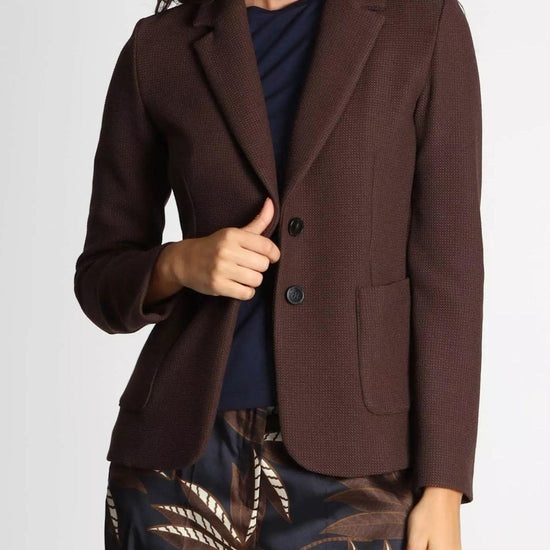 Emme Marella Giacca Donna Harley Marrone Testa Di Moro 2525046051200 002 EMME MARELLA 