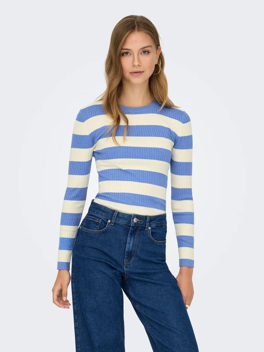 Jacqueline De Yong Women's Ultramarine Jdyplum Sweater