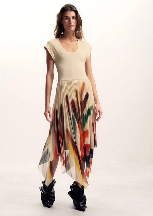 Desigual - Women's Vestbrusheslacroix Dress Ecru
