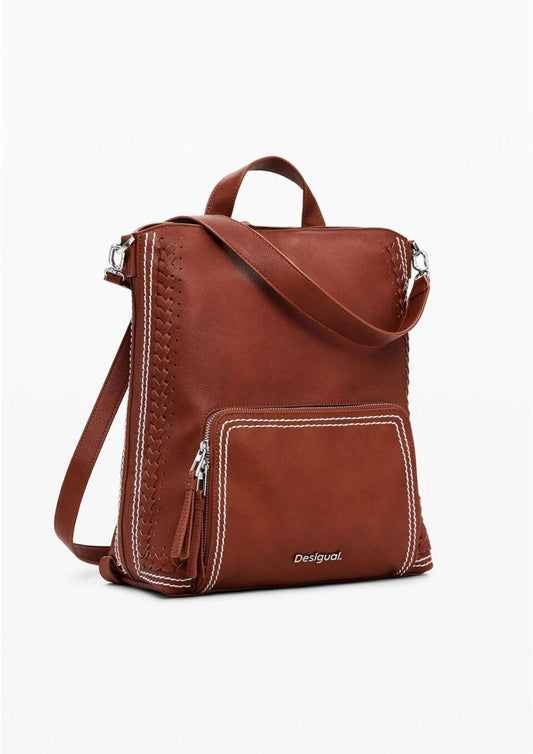 Desugual Zaino Donna Trama Pretoria Marrone 25SAKP21 6011 DESIGUAL 