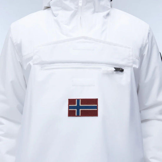 Napapijri Giacca Anorak Invernale Uomo Rainforest Grigio Chiaro NP0A4GMC 002 NAPAPIJRI 