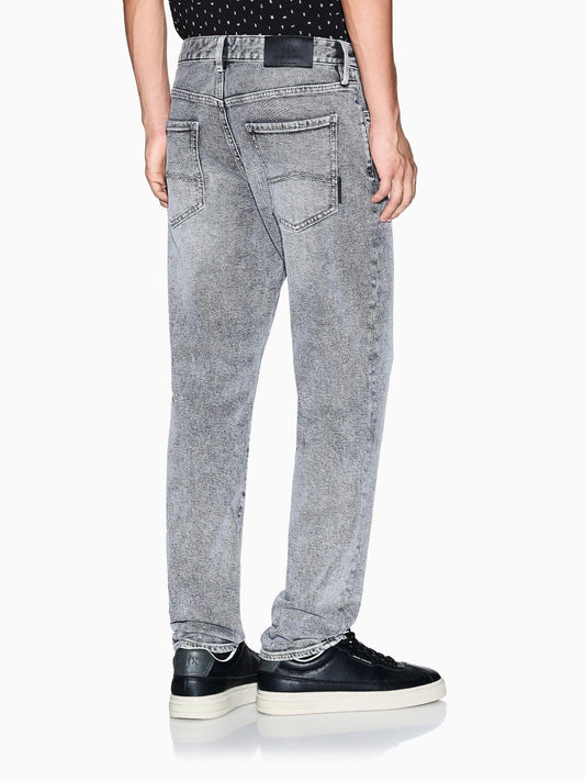 Armani Exchange Jeans slim fit in denim stretch Uomo Grigio
