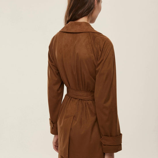 Emme Marella Trench in jersey Team Donna Cioccolato 2525906011200 004 EMME MARELLA 