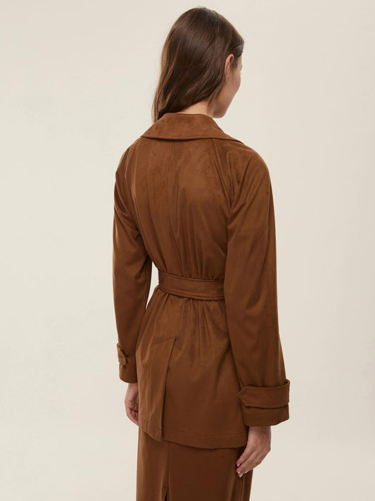 Emme Marella Trench in jersey Team Donna Cioccolato 2525906011200 004 EMME MARELLA 