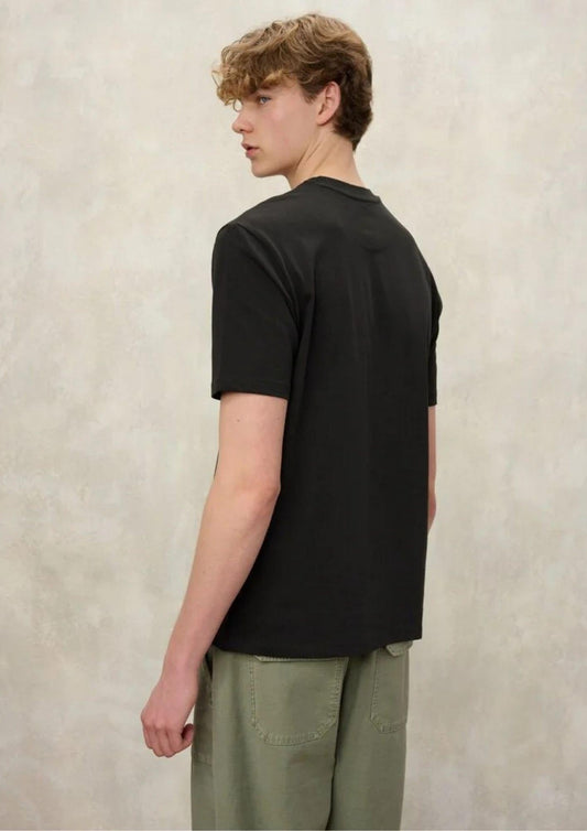 Blauer T-Shirt Uomo Faxon Nera