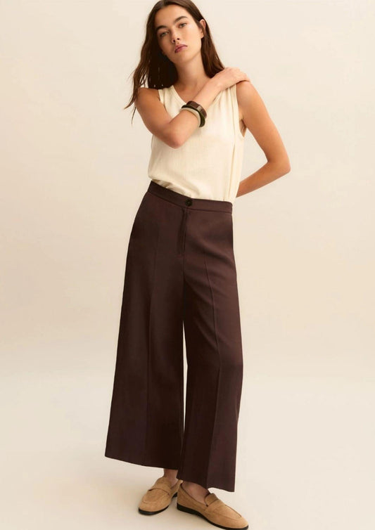 Emme Marella Women's Trousers Emmalcuno Dark Brown