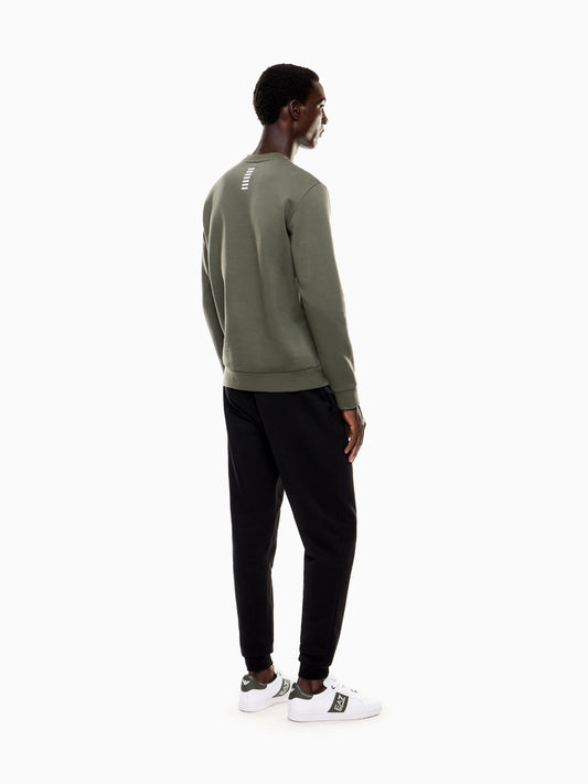 EA7 Emporio Armani Tuta Core Identity in misto cotone Uomo Bicolore