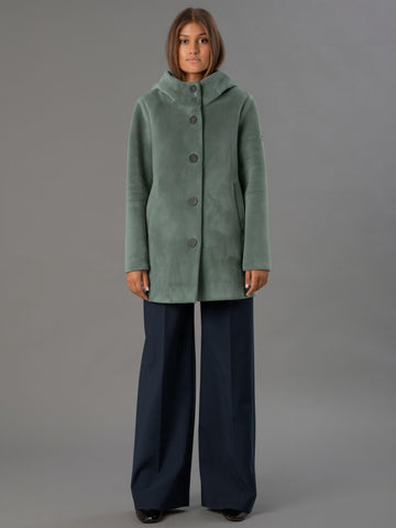 Rihunik Women's Green Winter Jacket