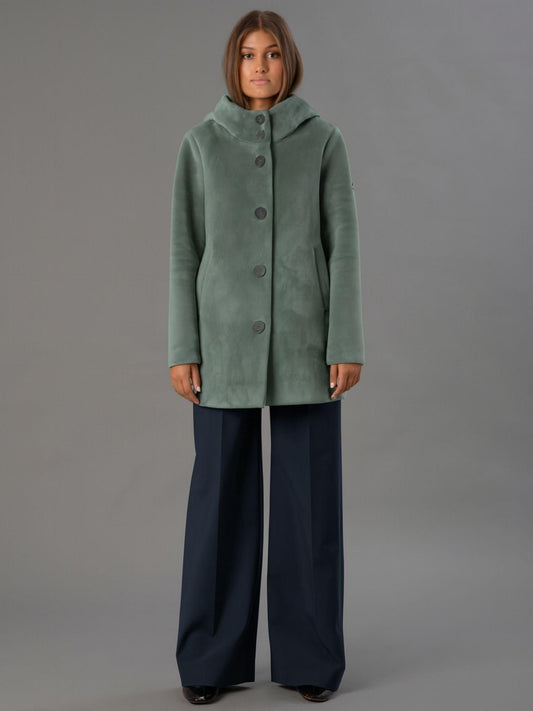 Rihunik Women's Green Winter Jacket