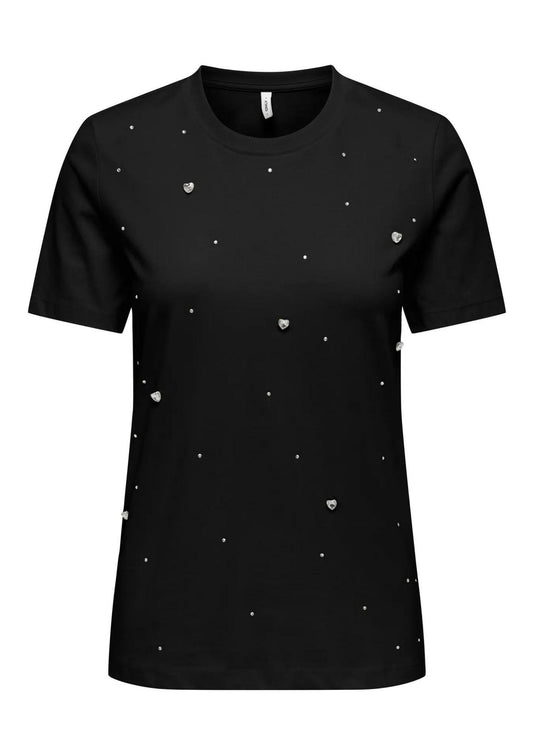 Only Women's T-Shirt Filizza Black Mix