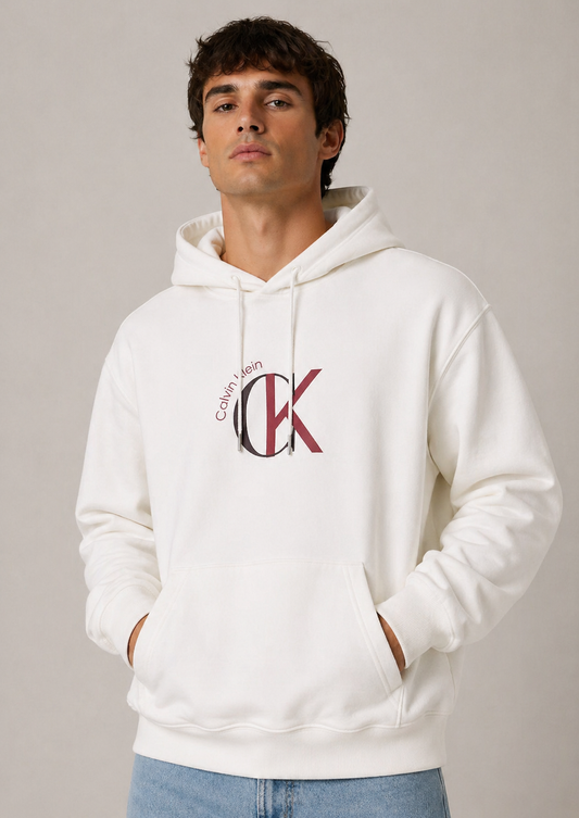 Calvin Klein - Felpa Uomo Bianca