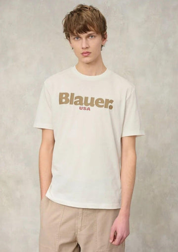 Blauer - Maglia  Uomo Ernst Bianco Neve