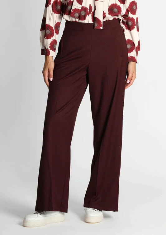 Emme Marella Women's Sarago Bordeaux Trousers