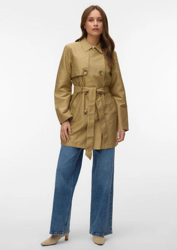 Vero Moda - Trench Donna Gella Marrone Kelp