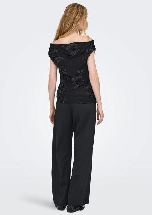 Jacqueline De Yong Women's Trousers Mio Black