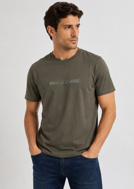 Armani Exchange - Men's Green Chimera T-shirt