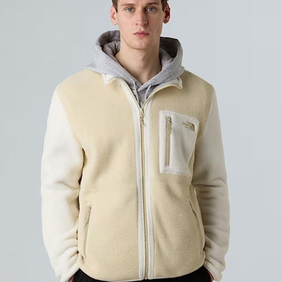 The North Face Giacca in pile Yumiori con cerniera integrale Uomo Gravel White Dune Gravel NF0A883R FR0 THE NORTH FACE 