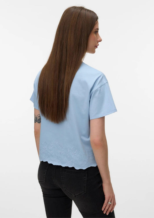 Vero Moda - Women's Noah Blue Cashmere Sweater