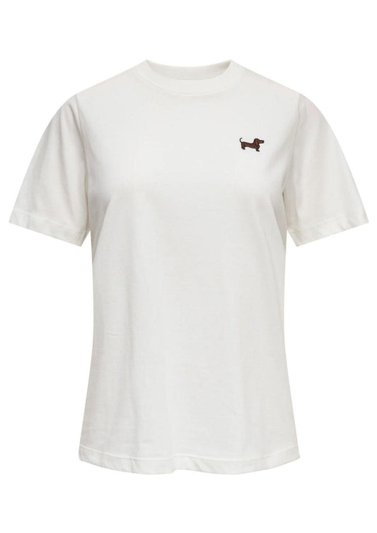 Jacqueline De Yong - Women's White Pisa Sweater with Dog