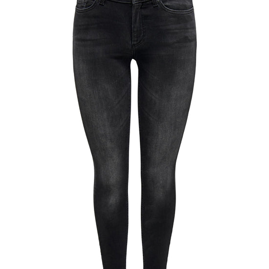 Only ONLBLUSH Vita media Skinny Fit Jeans Donna Black Denim 15157997 Black Denim ONLY 