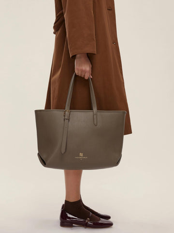 Emme Marella Emma Women's Maxi Shopper Bag in Dark Grey