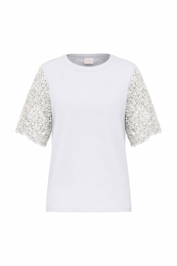 Emme Marella - Maglietta Donna ceppo Bianca