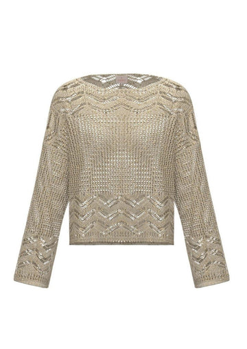 Emme Marella Maglia Donna Emmfilovia Cammello