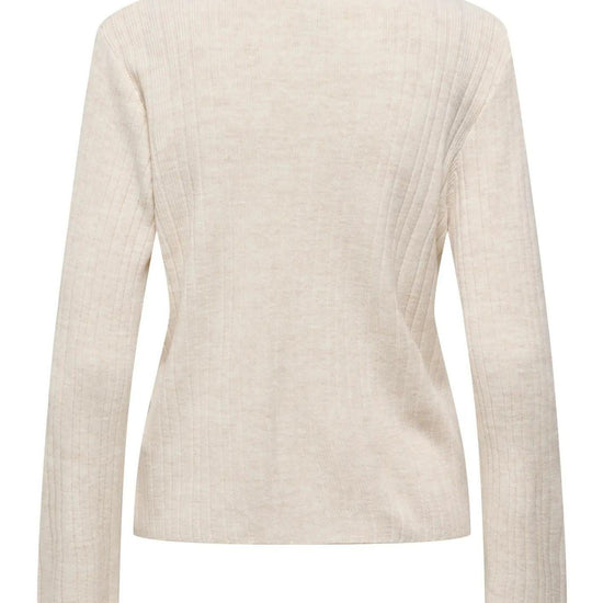 Cardigan Donna Only Thea Beige 15353029 Pumice Stone Melange ONLY 