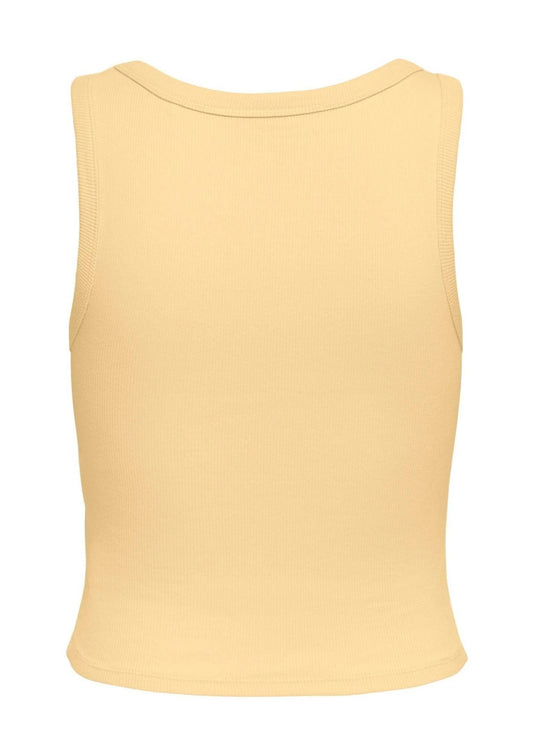 Only Women's Easy Yellow Sleeveless Top