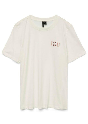 Vero Moda T-Shirt Donna Frigga Bianca