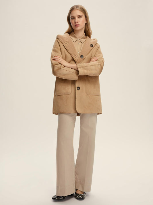 Emme Marella Reversible Caban Women's Honey