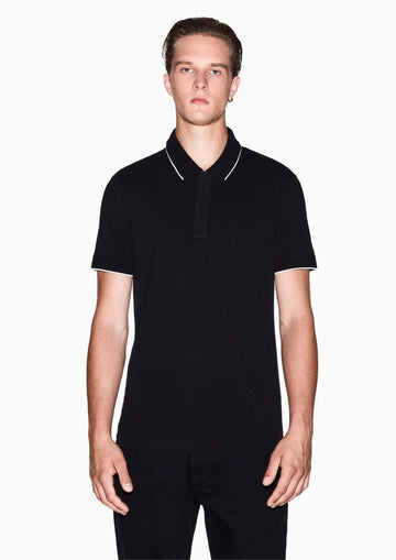 Armani Exchange - Polo Uomo Blu Nera