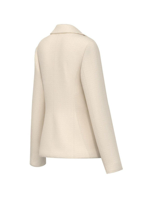 Emme Marella - Women's Jacket January White Wool
