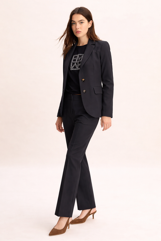 Emme Marella - Women's Trousers farnese2 Blue