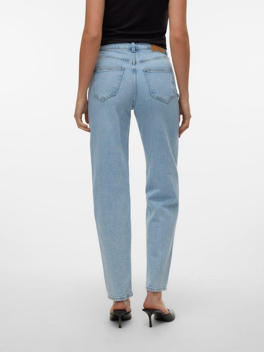 Jeans Mom fit Donna Light Blue Denim
