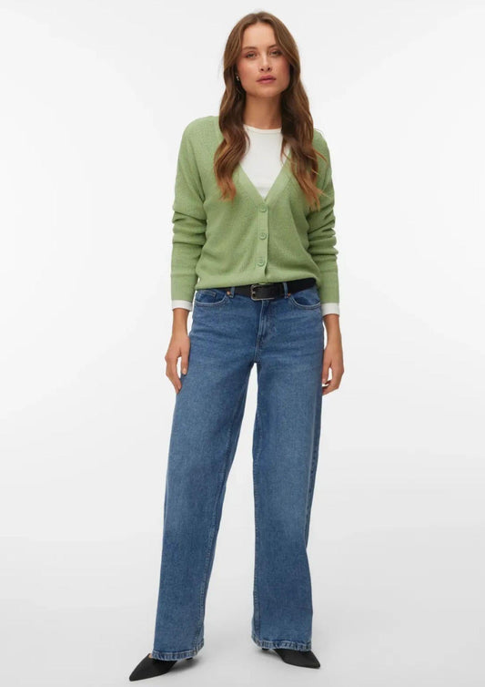 Vero Moda - Women's Cardigan Newlexsun Green