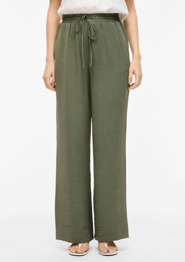 Vila - Pantalone Donna josa Blu Verde Oliva