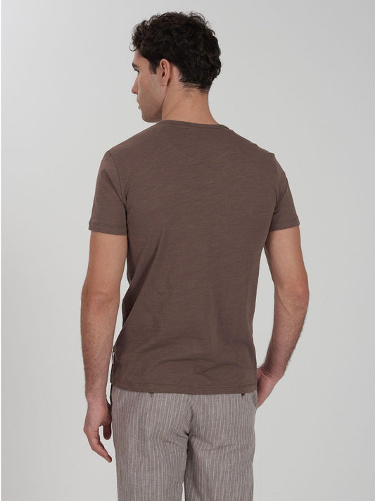 T-shirt Yes Zee Uomo Moro