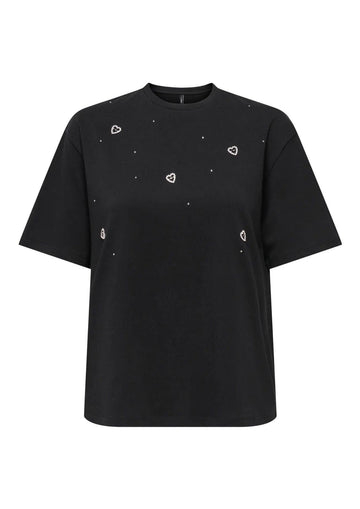 Only T-Shirt Donna Vita Nera