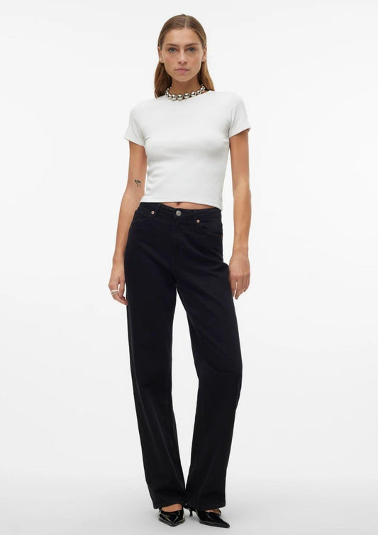 Vero Moda - Women's T-Shirt Chloe Brown White