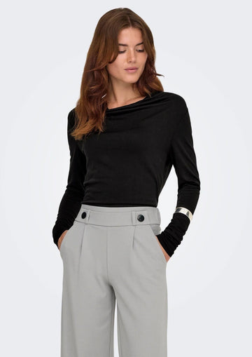 Jacqueline De Yong Women's Ester Black Sweater